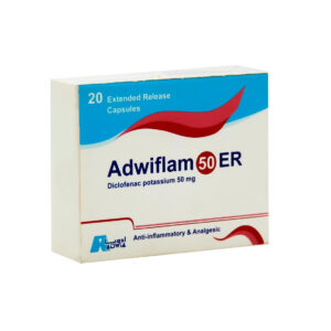 ADWIFLAM 50MG E.R. 20 CAPS.