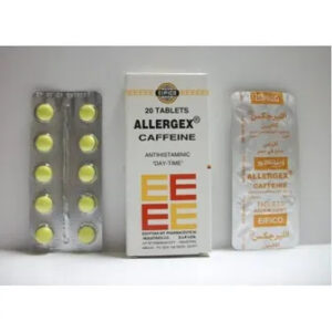ALLERGEX CAFFEINE 20 TABS.