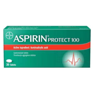 ASPIRIN PROTECT 100 MG 30 TABS.