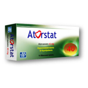 ATORSTAT 40MG 14 BISCORED TABS.