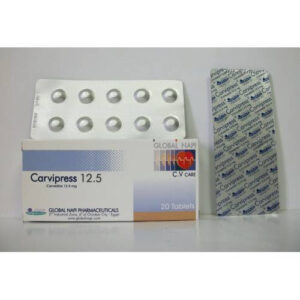 CARVIPRESS 12.5 MG 20 TAB