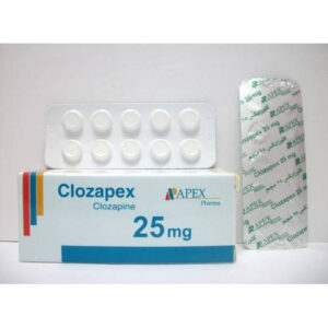CLOZAPEX 25 MG 50 TAB