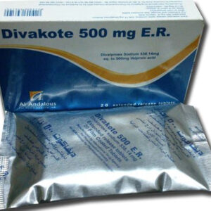 DIVAKOTE 500 MG E.R 20 TAB