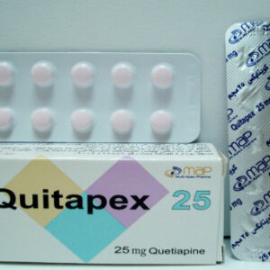 QUITAPEX 25 MG 30  TAB