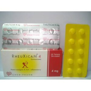 RHEUXICAM 4 MG 20 TAB