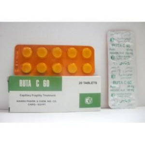 RUTA C 60 MG 20 TAB