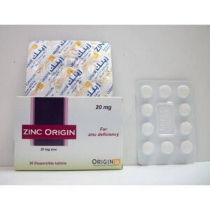 ZINC ORIGIN 20 MG 20 TAB
