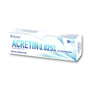 ACRETIN 0.025% CREAM 30 GM