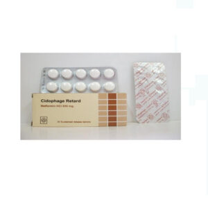 CIDOPHAGE RETARD 850 MG 60 TAB