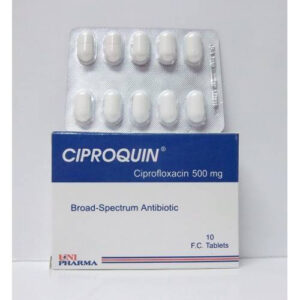 CIPROQUIN 500MG TAB