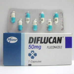 DIFLUCAN 50 MG 7 CAPS.