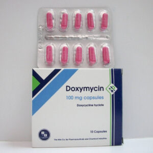 DOXYMYCIN 100 MG 10 CAPS.