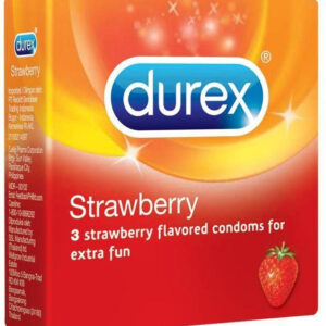 DUREX STRAWBERRY 3 PCS