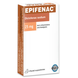 EPIFENAC 25 MG SUPP