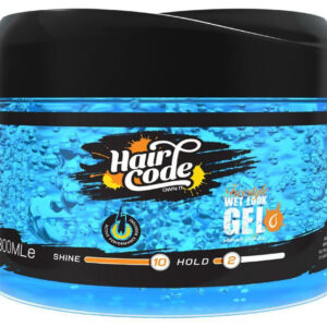 HAIR CODE GEL WET LOOK BLUE 300 ML