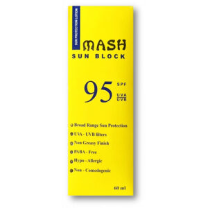MASH SUN BLOCK 95 U V 60 ml