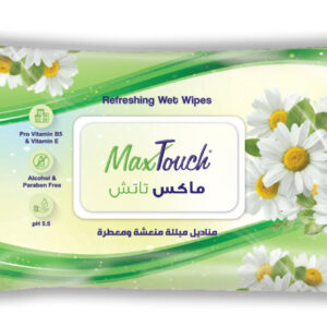 MAX TOUCH REFRESHING WET 40 WIPES