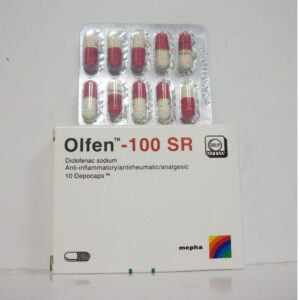 OLFEN 100 MG SR 10 CAP