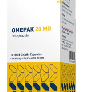 OMEPAK 20 MG 14 CAP