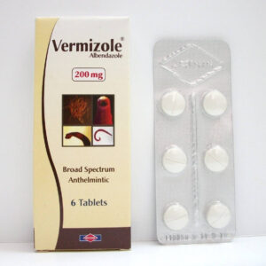 VERMIZOLE 200 MG 6 TAB