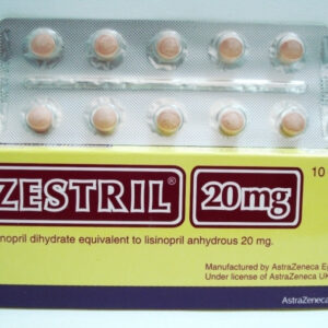 ZESTRIL 20 MG 10 TAB