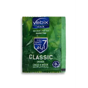 VEBIX DEO CREAM GREEN CLASSIC SACHETS