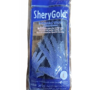 INDUSTRIAL GLOVES LARGE SOLID جوانتى عمال