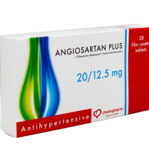 ANGIOSARTAN PLUS 20/12.5MG 28 F.C. TABS.