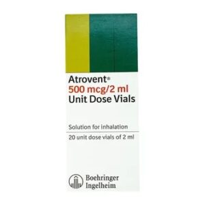 ATROVENT 500 MCG/2ML 20 UNIT DOSE VIAL.