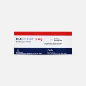 BLOPRESS  8  MG   28  CAP