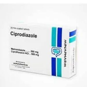 CIPRODIAZOLE 500MG/500MG 20 TAB