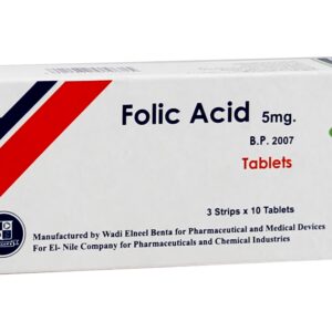 FOLIC ACID 5 MG  30 TAB NILE