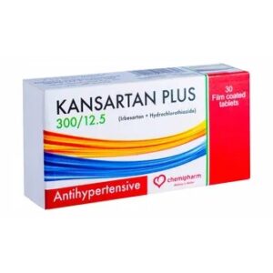 KANSARTAN PLUS 300 / 12.5 MG 30 TAB