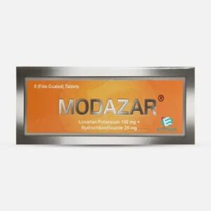 MODAZAR 100 / 25 MG 8 TAB