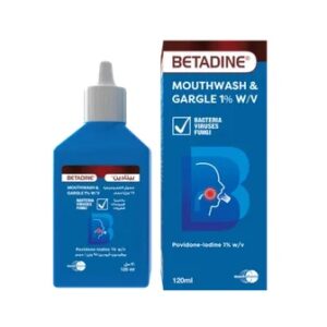 BETADINE MOUTH WASH GARGLE 120 ML