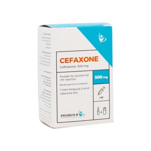 CEFAXONE 500 MG I.M VIAL
