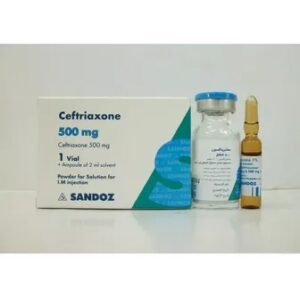 CEFTRIAXONE 500 MG I.V VIAL