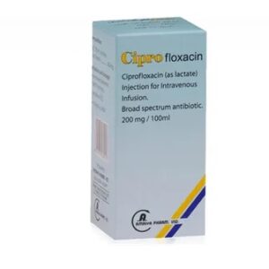 CIPROFLOXACIN INFUSION 200 MG / 100 ML VIAL