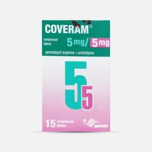 COVERAM 5 MG / 5 MG  15 TAB