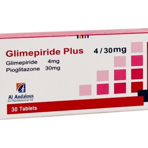 GLIMEPIRIDE PLUS 4/30MG 30 TAB