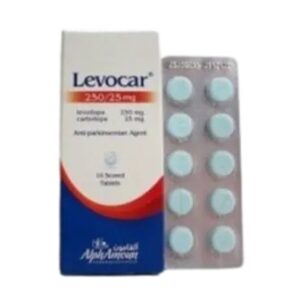 LEVOCAR 25/250 MG TAB 30 tab