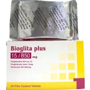 BIOGLITA PLUS  15 / 850 MG 20 TAB