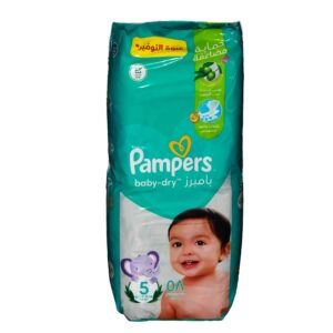 PAMPERS BABY DRY 5 11-25 KG 58 DIAPERS