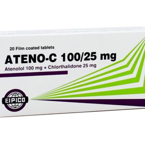 ATENO C 100 / 25 MG TAB