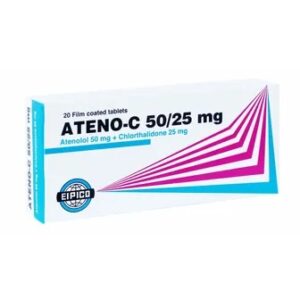 ATENO C 50 / 25MG TAB