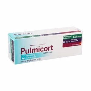 PULMICORT 0.25 MG/ML 20 NEBULIZER VIAL