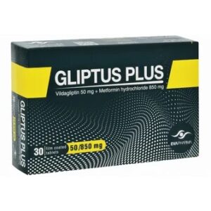 GLIPTUS PLUS 50 / 850 MG 30 TAB