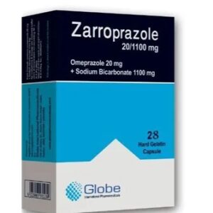 ZARROPRAZOLE 20/1100 MG 28 CAP