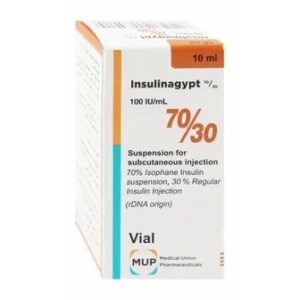 INSULINAGYPT 100 I U 70/30 VIAL 10 ML