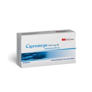 CIPROMEGA 500 MG  XL  10  TAB